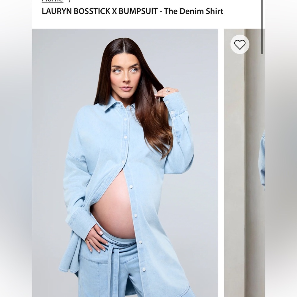 Lauryn Bosstick x Bumpsuit Denim Shirt